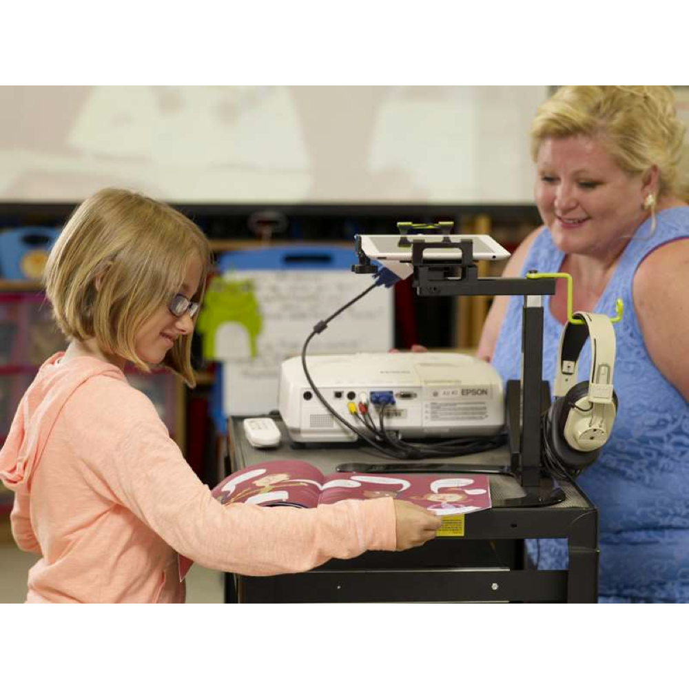 Dewey the Document Camera Stand with Microscope and Light