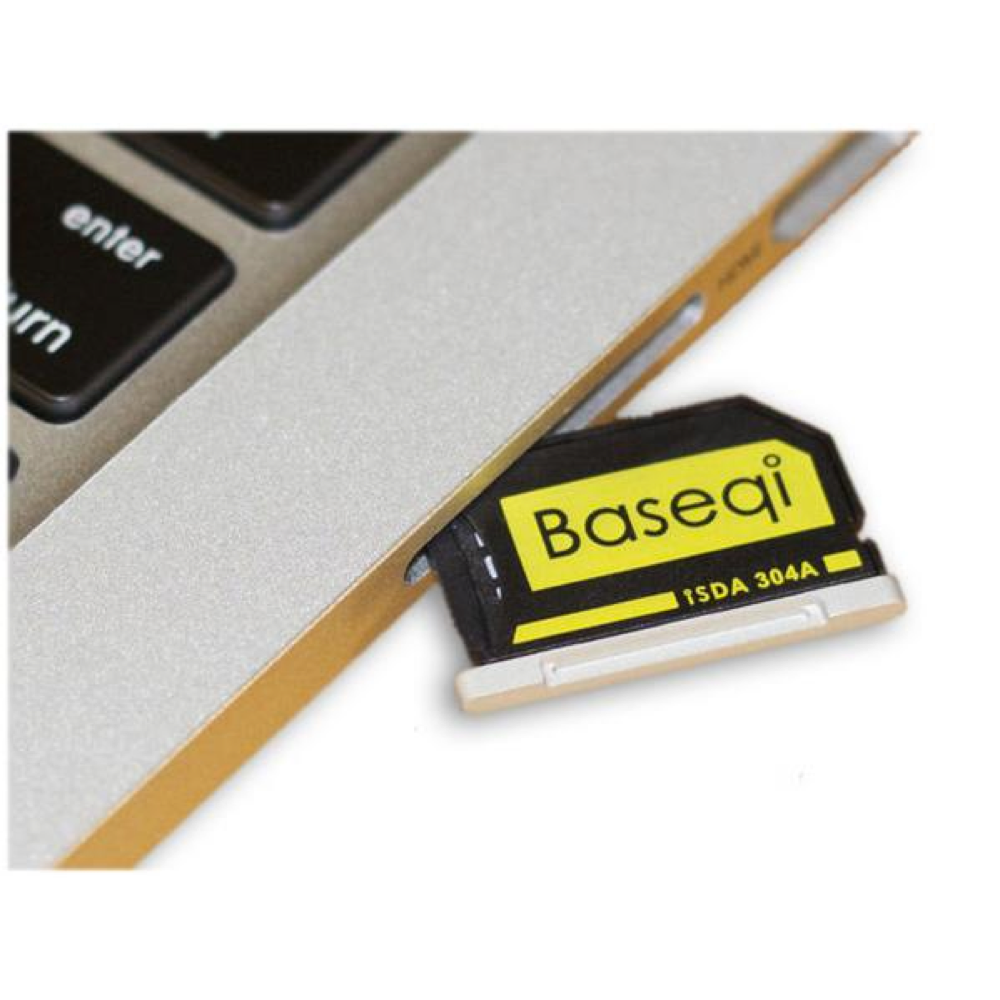 BaseQi Stealth Drive Aluminium MicroSD Adapter