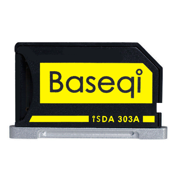 BaseQi Stealth Drive Aluminium MicroSD Adapter