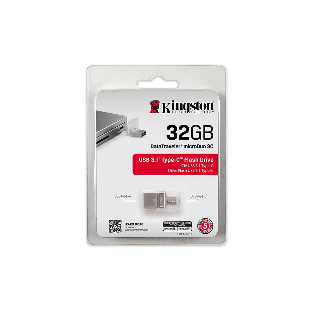 Kingston 32GB MicroDuo 3C Flash Drive
