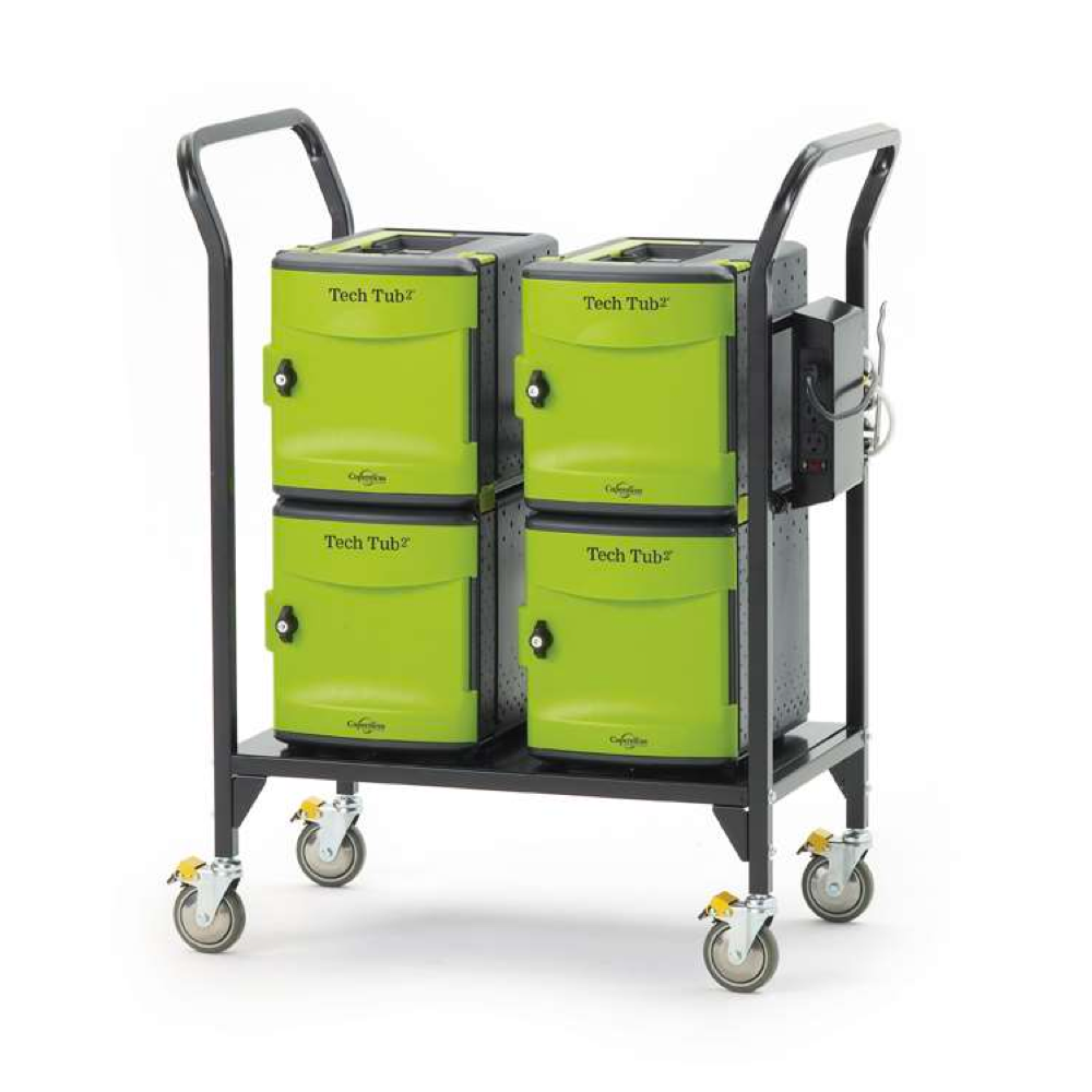 Tech Tub2 Modular Cart: Holds 24 Devices