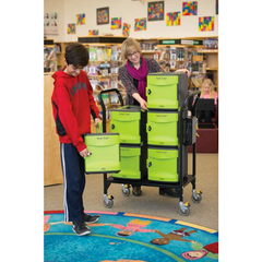 Tech Tub2 Modular Cart with Syncing USB Hub: Holds 32 Devices