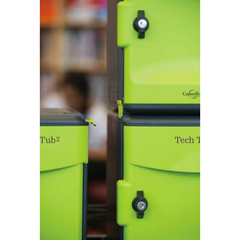 Tech Tub2 Modular Cart with Syncing USB Hub: Holds 32 Devices