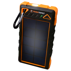 Tough Tested 8,000mAh Solar Power Bank With Flashlight