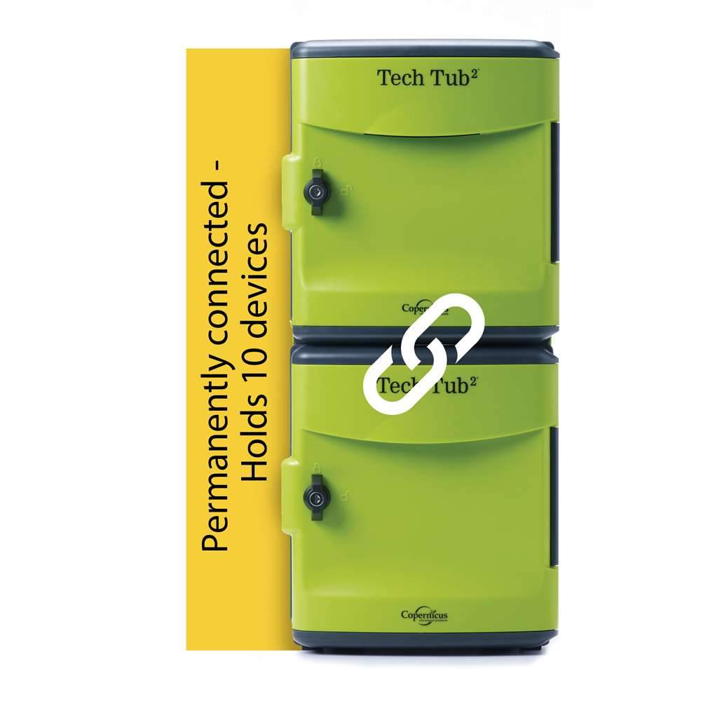 Tech Tub2: Holds 10 Devices