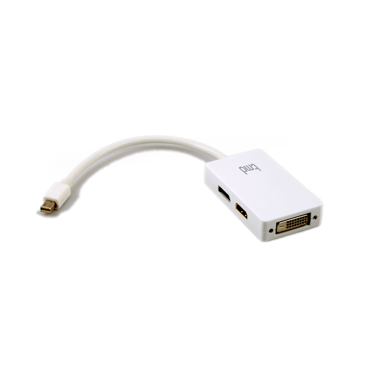 tmd Mini DisplayPort to DVI/VGA/HDMI Adaptor